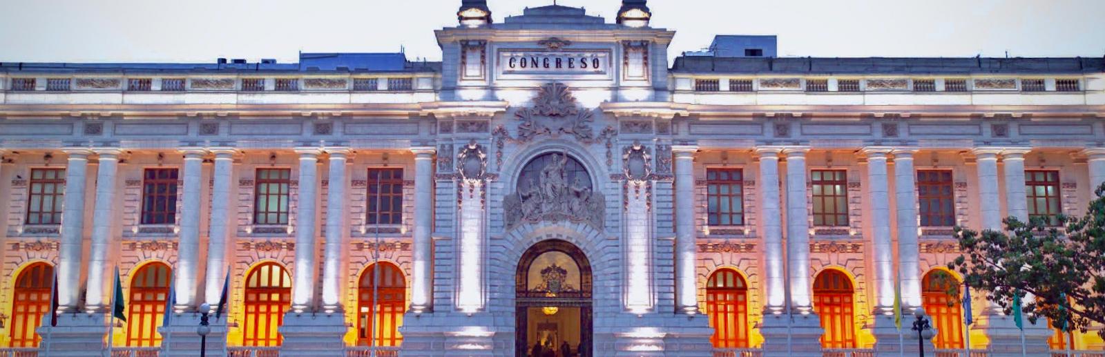 Palacio Legislativo, sede principal del Congreso de la República del Perú. 